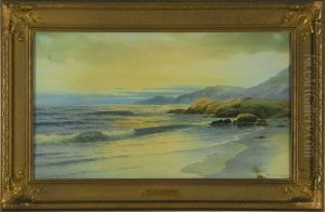 Sunset On The New England Coast by George Howell Gay