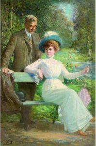 Monsieur Et Madame Blanchonnet by Jacques-Louis Gay