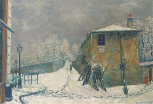 La Maison De Berlioz En Montmartre by P. Gay