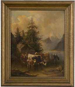 Pastoral Scene by Christian David Gebauer