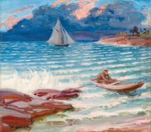 The Fisherman Returns Home by Albert Gebhard