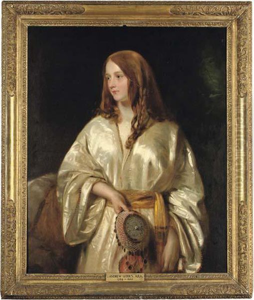 Portrait Of Flora Bellasis, Three-quarter-length, In Indian Parsi Dress - view 1
