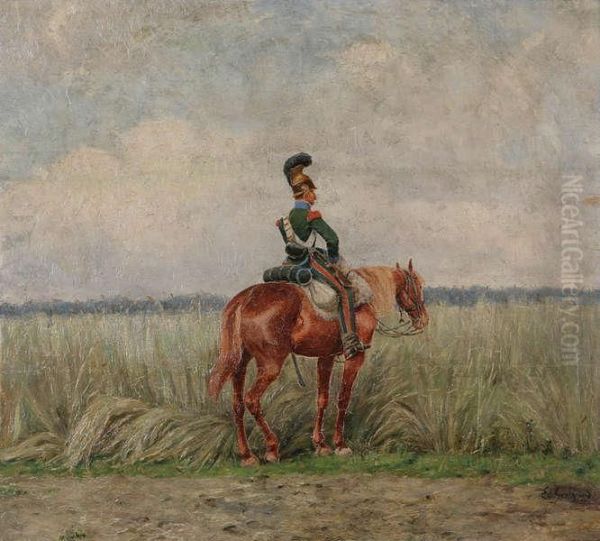 Officier Te Paard. - view 1