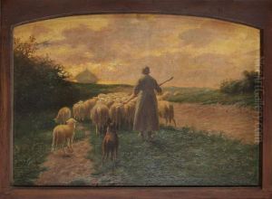 Shepherdess by Franz Geerts