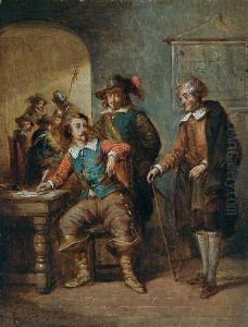 Die Unterzeichnung Deshaftbefehls by Julius Geertz
