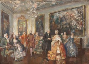 Hofische Gesellschaft by Walter Geffcken