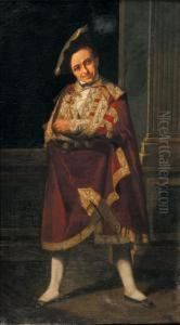 Portrait Du Comedien Claude - Louis Barizain by Edmond Aime Florentin Geffroy