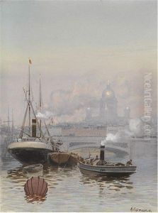View Of Kazan Cathedral From The Neva