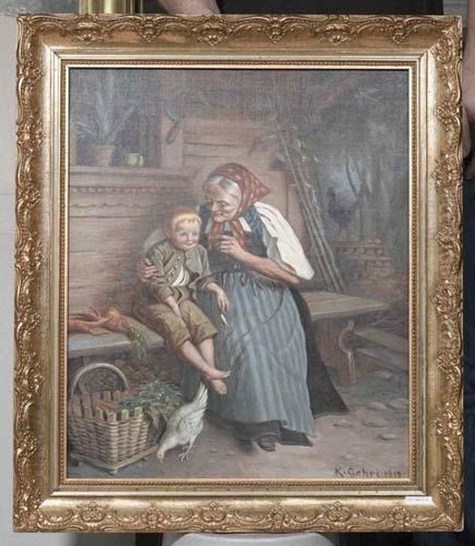 Grossmutter Mit Enkel. 1912. - view 1
