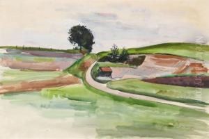 Bayerische Landschaft by Otto Geigenberger