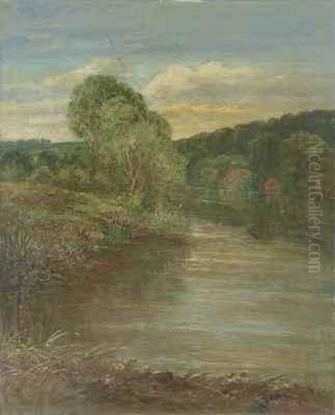 Sommerliche Flussbiegung - view 1