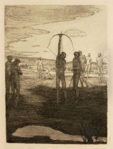 Liebespaar by Georg Gelbke