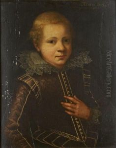 Deux Panneaux Formant Pendants by Gortzius Geldorp