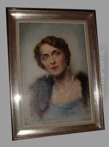 Portrait De Femme by Gaston Geleyn
