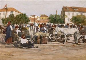 Amarketplace by Johann Nepomuk Geller