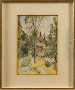 Skiss Mariedal by Albert Theodor Gellerstedt