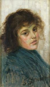 Profilo Di Fanciulla by Giacomo Gemmi