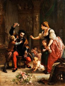Der Erzurnte Maler by Felix Francois Genaille