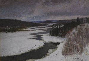 Indalsalven Nedan Doda Fallet by Anton Genberg
