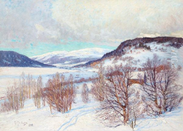 Vinter Landscape From Jamtland - view 1