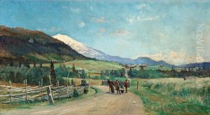 Summer Landscape From Duved by Anton Genberg