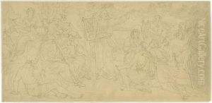 Homer Singt Den Griechen by Bonaventura Genelli