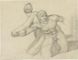 Triton Und Nereide by Bonaventura Genelli