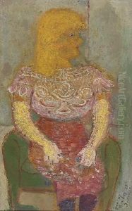 Seated Girl by Robert Genin