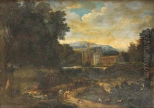 Cavaliers Dans Un Paysage