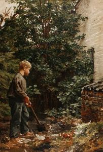 The Young Gardener by Georg Genschow