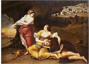 Lot Y Sushijas by Orazio Gentileschi