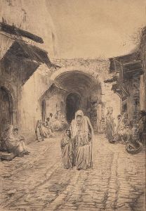 Orientalische Gasse by Ismael Gentz