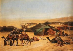 Le Campement by Karl Wilhelm Gentz