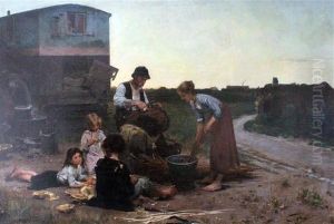Les Vanniers by Henri-Jules-Jean Geoffroy (Geo)
