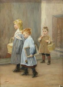 Lunchtime Already? by Henri-Jules-Jean Geoffroy (Geo)