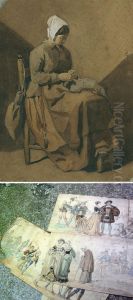 Scene Champetre by Rose Geoffroy