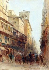 The Corso, Rome by Sir Ernest George