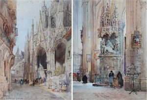 S. Maclou, Rouen by Sir Ernest George