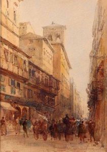 "the Corso Rome by Sir Ernest George