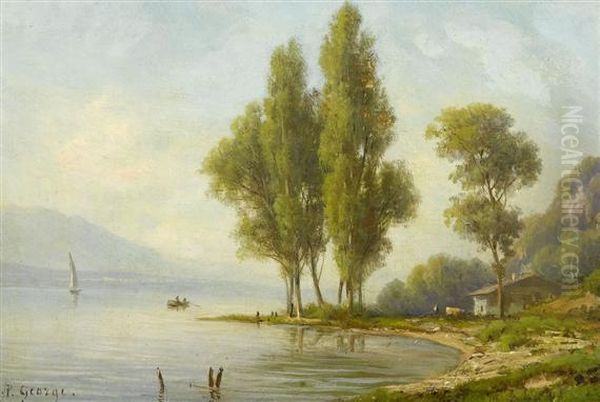 Versoix At Lake Geneva - view 1