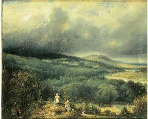 Vue De Boulogne Et Le Pont Saint Cloud