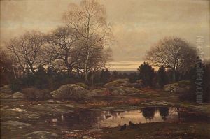 Au Bord De La Mare by Jean-Charles Georget