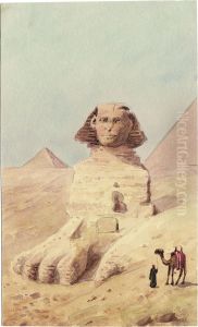 Sphinx Mit Kameltreiber by Friedrich Otto Georgi