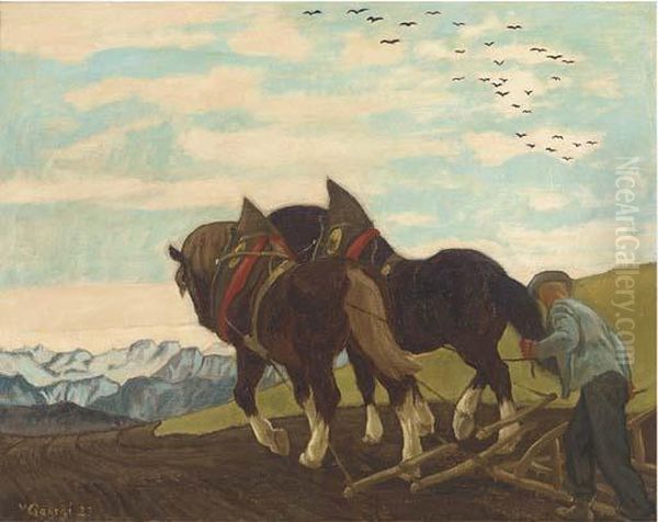 Ploughing The Field - view 1