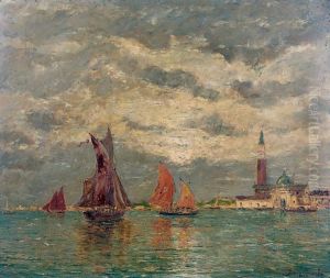 Voiliers Devant Venise by Henry Gerard
