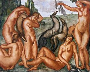Le Retour De La Chasse. by Roland Marie Gerardin