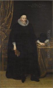 Portrait Of Sir Henry Savile (1549-1622) by Marcus Ii Gerards