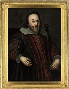 Portrait Of A Gentleman by Marcus Ii Gerards