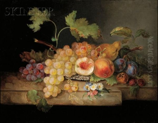 Elaborate Still Life With Fruit - view 1