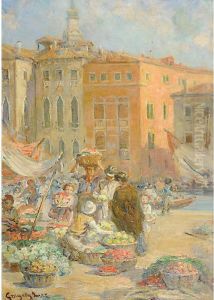 Mercato A Venezia by Imre Gergely